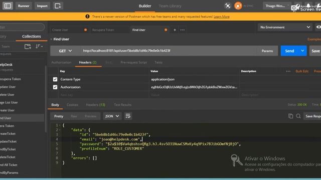 Web Service Rest com Spring Boot, Spring Data, MongoDB Rest, Spring Security e JWT