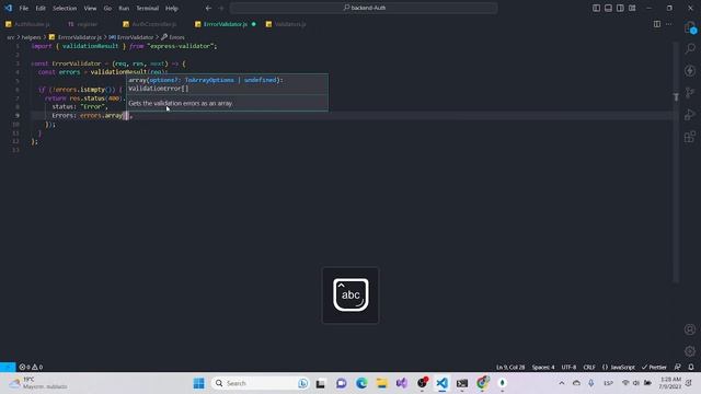 Login en Node JS MONGO DB