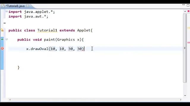 Java Applet Draw and Fill shape with color
