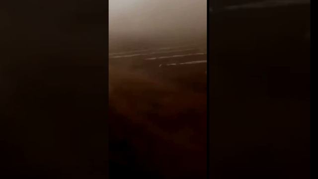 Пылевой ураган в Оренбургской области