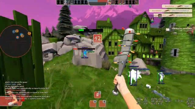 TF2: Injecting 4 cheats at the same time.