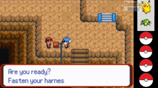 Pokemon Dark-Fire Emerald Part 8 Rockfall Cave  GBA Rom Hack