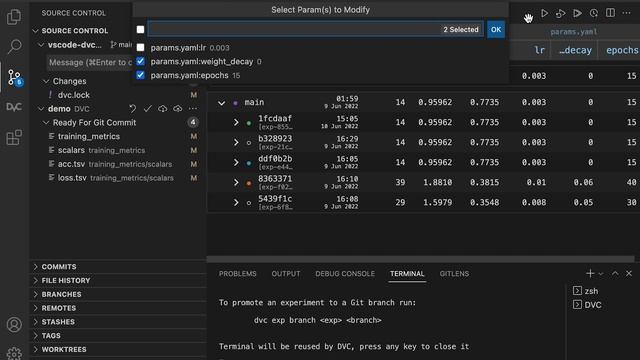 Machine Learning Experimentation in VS Code: Introducing our DVC Extension for VS Code!
