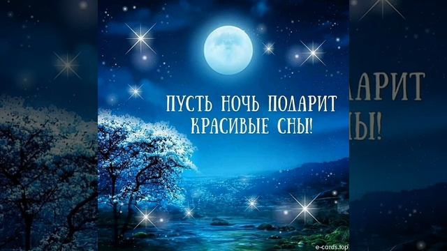 Спокойной ночи и сладких снов!