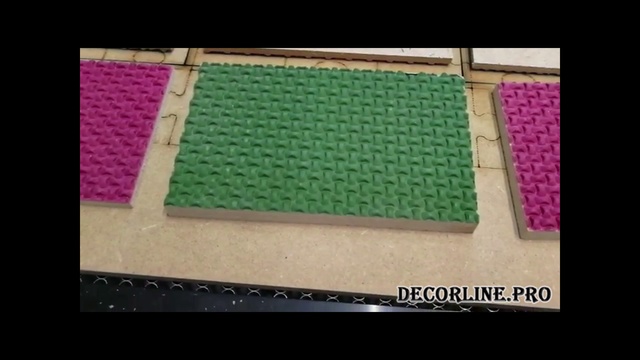 3d тестовые панели с лазерной надписью