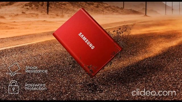 SAMSUNG T7  Portable SSD 1TB - Up to 1050MB/s-USB 3.2 External Solid State Drive, (MU - PC1T0T /AM)