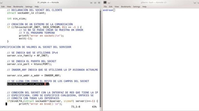 Ejemplo 1 De Programación Con Sockets