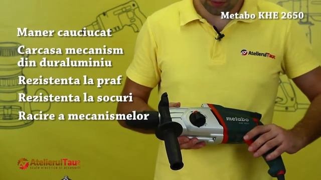 Rotopercutor SDS Plus - Metabo KHE 2650 - Atelierultau.ro - Wunder Haff