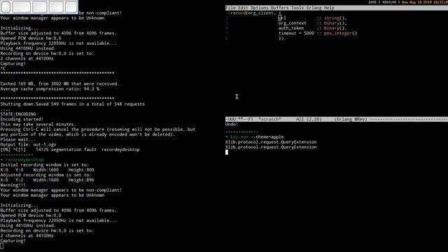 emacs auto erlang indentation