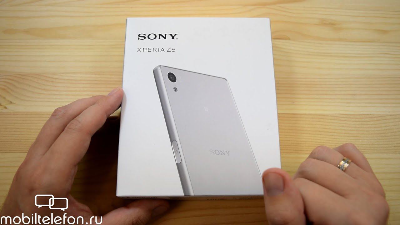 Распаковка Sony Xperia Z5 и сравнение с Z3+ (unboxing)