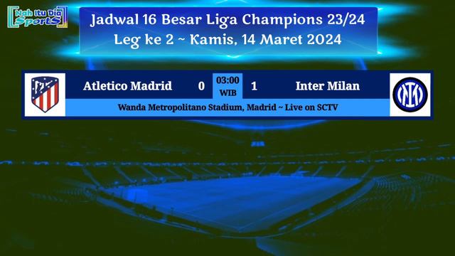 Jadwal 16 Besar Liga Champions Live SCTV - Arsenal vs FC Porto - Leg Kedua 16 Besar UCL 2023/2024