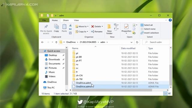 Control OneDrive using Group Policy on client machine