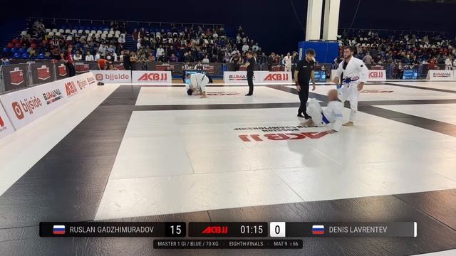 DAY 1 - GI  Mat 9 ACBJJ RUSSIAN OPEN CHAMPIONSHIP GI  NO - GI
