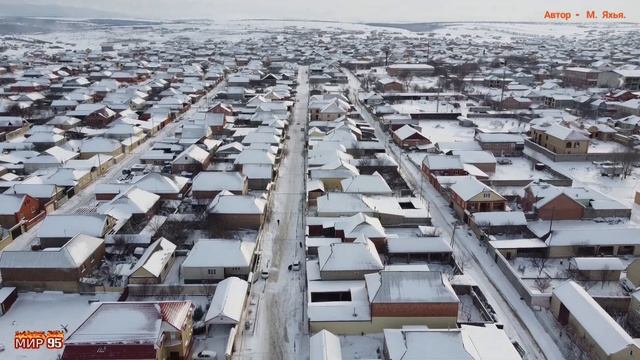 Зимняя красота посёлок Олимпийский. ( Хасавюрт )