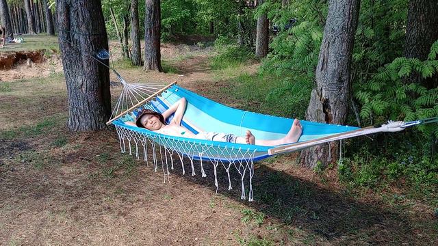 Гамак за косарь! Испытание.