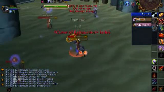 Priest/Rogue vs Pally/Lock 1850