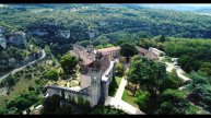 Dordogne Valley of France From Above