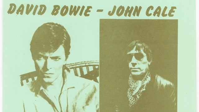 David Bowie and John Cale oct 5 1979 ( audio )