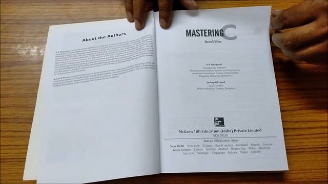 What's Inside?#23-Mastering C by K R Venugopal; Sudeep R Prasad unpacking/unboxing