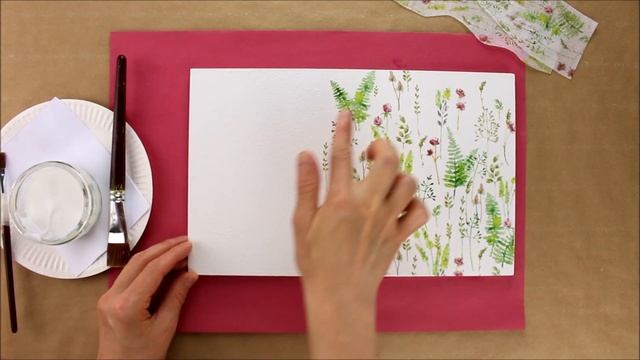 Decoupage on wooden board - decoupage wood - Decoupage tutorial - decoupage for beginners