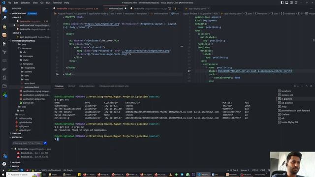 Devops Project with GitOps (ArgoCD) and Kubernetes Deployments with Jenkins Automation