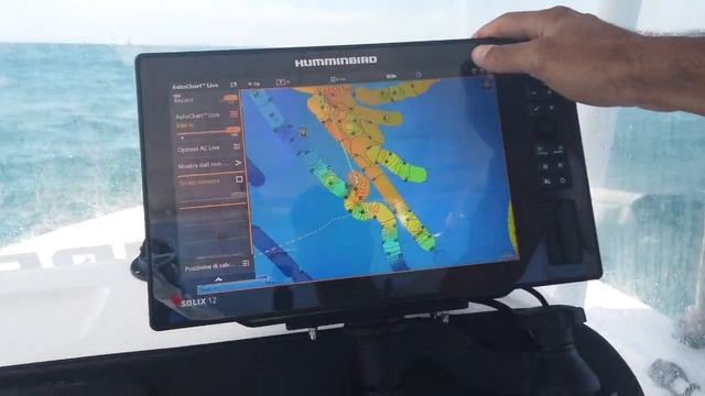 La funzione AutoChart Live di HumminbirdLa funzione AutoChart Live di Humminbird