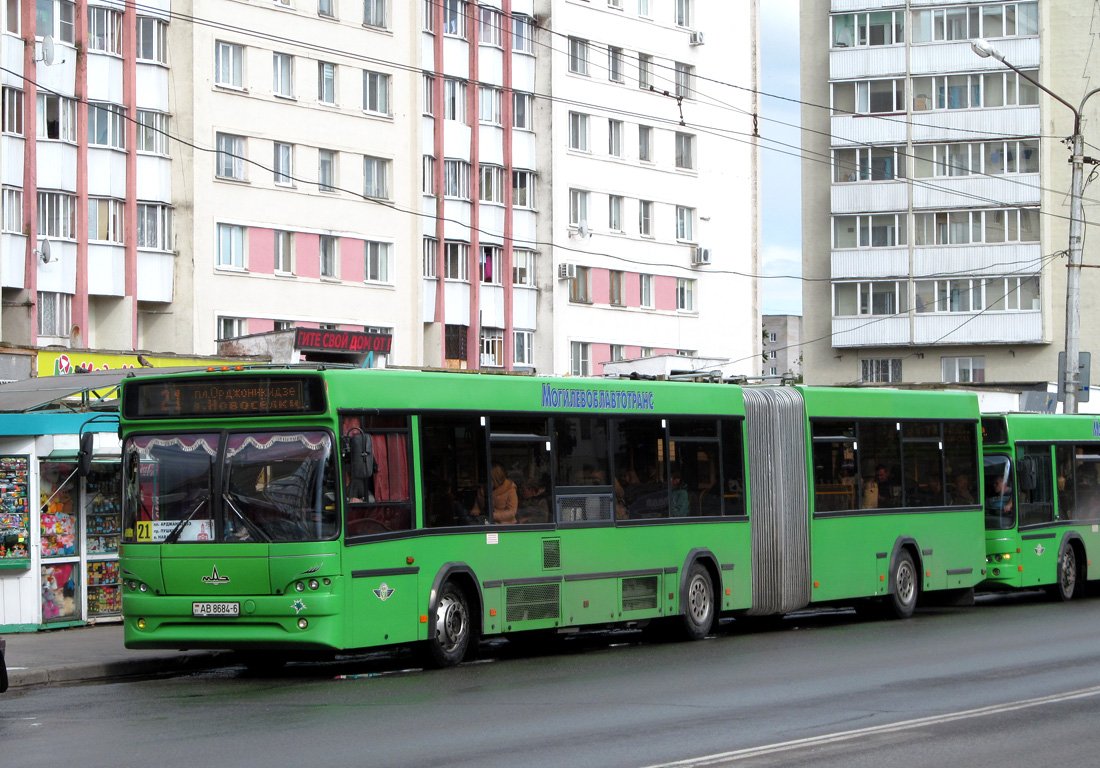 Автобус Могилёва МАЗ 105.060 TC 3047 Маршрут 21 Новосёлки - Орджоникидзе