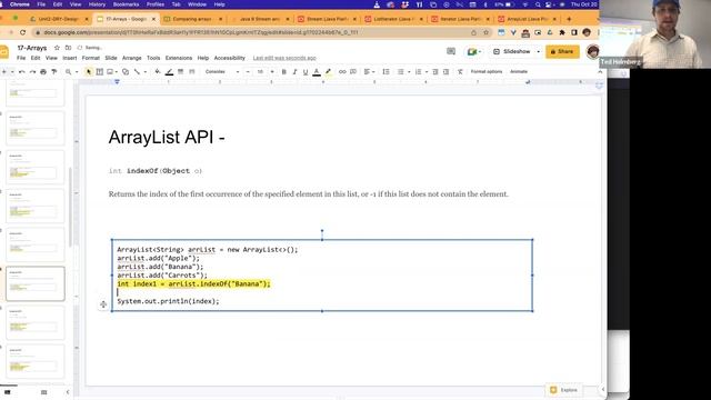 CSCI1583 - Lecture 17: ArrayList Class