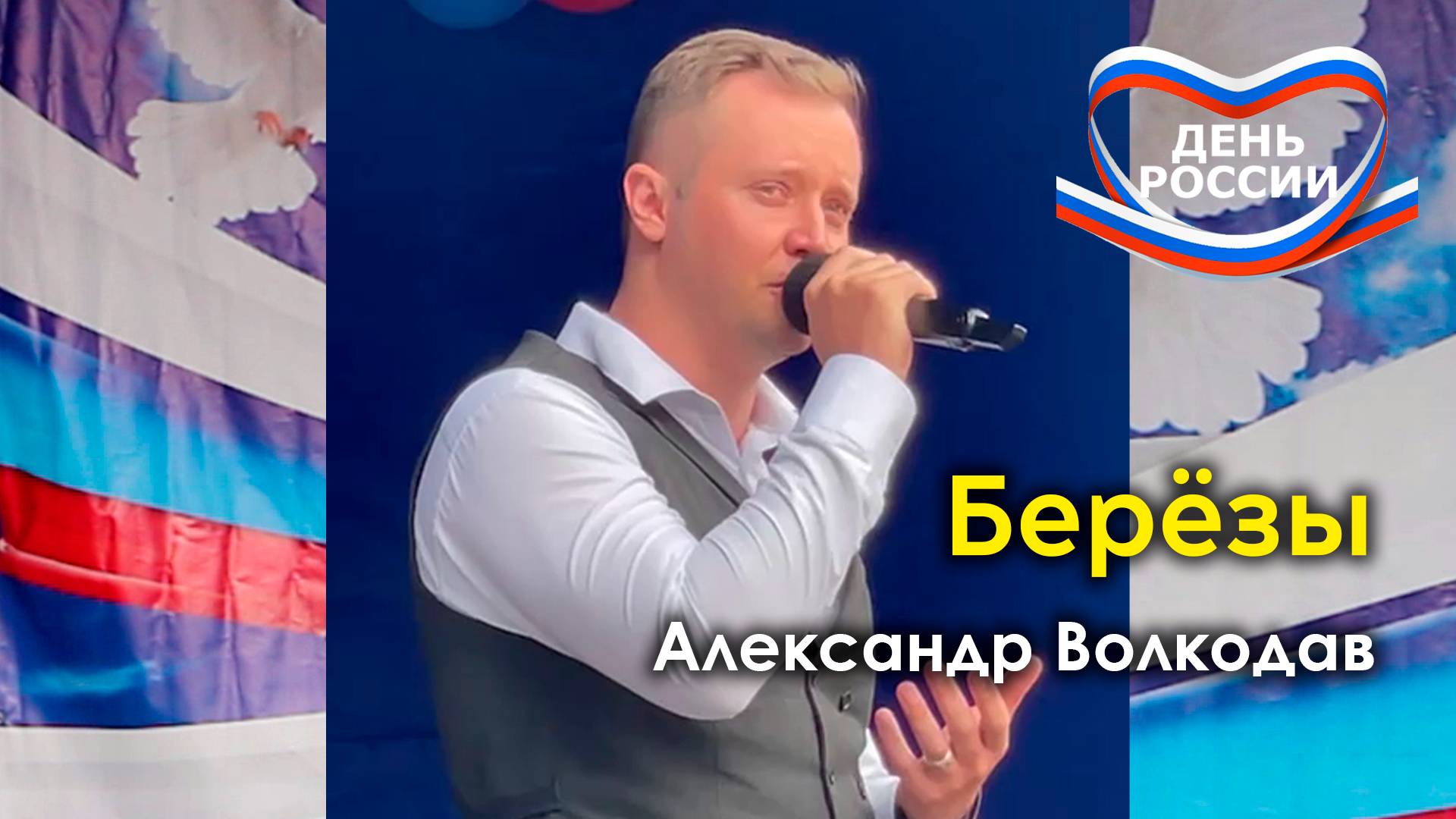 "Берёзы" Александр Волкодав - концерт в честь Дня России, Ивановское, Москва 19.06.24