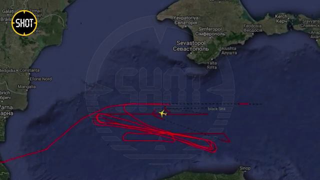 Американский разведывательный БПЛА RQ-4 Global Hawk прямо сейчас летает над Чёрным морем. Вероятно,