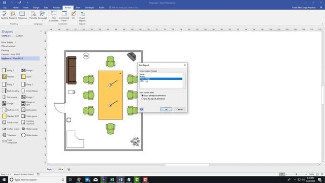 MS Visio Tutorial - Lesson 72 - Shape Reports