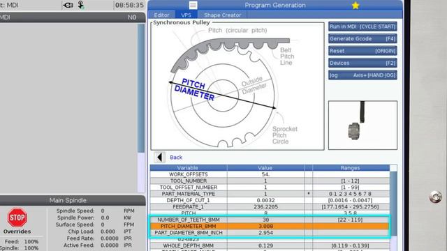 Form Timing Belt Teeth on Your Haas Lathe! New Inserts & VPS Templates on HaasTooling.com