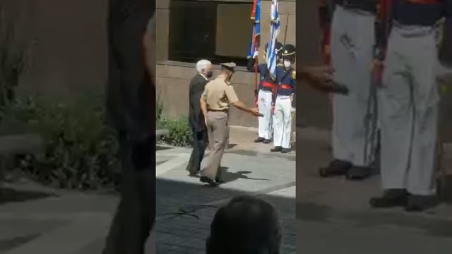 Вступление в должность председателя Верховного суда Уругвая Д.Переса Бринани