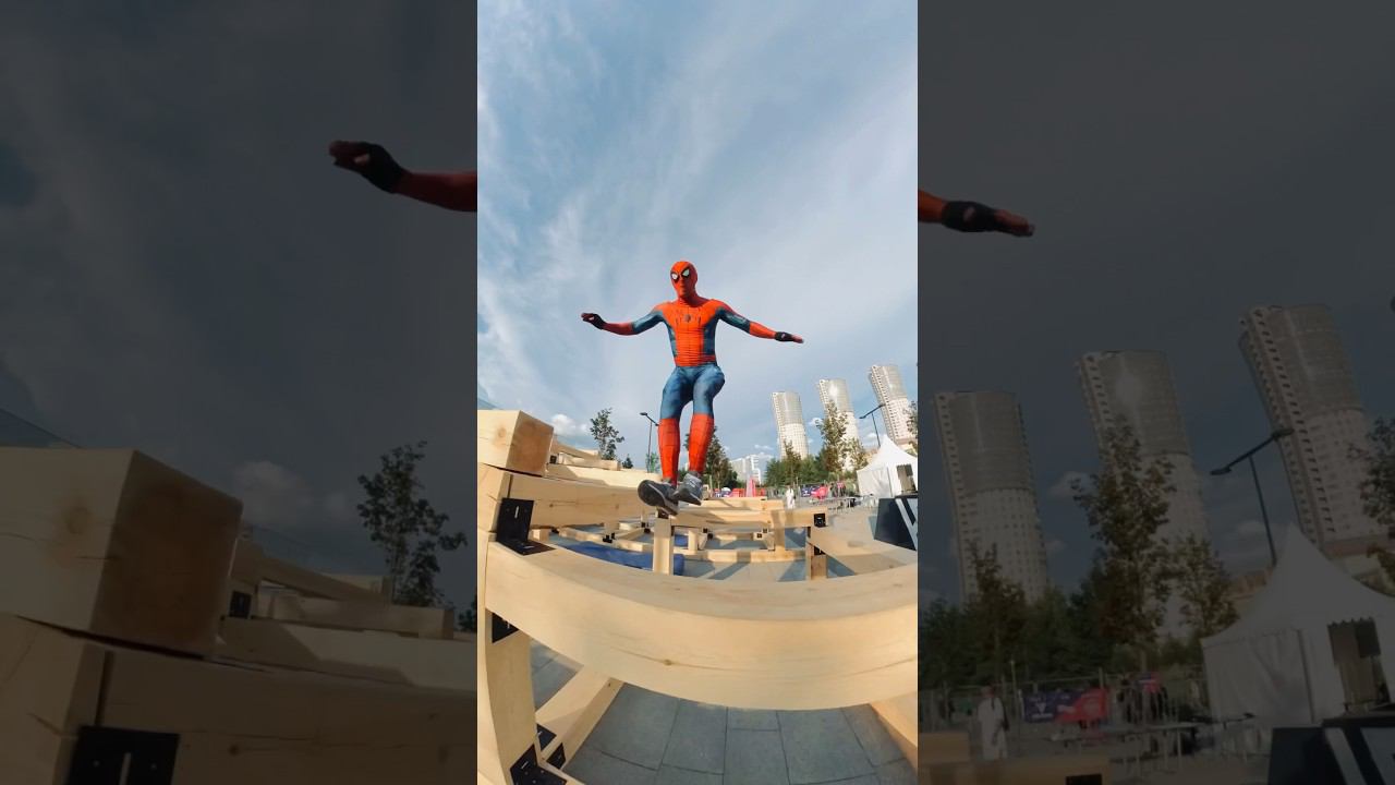 Spiderman parkour