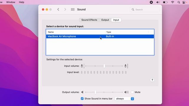 How to Mute Internal Microphone (Mic) on Mac