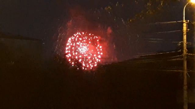 Салют на День города. Омск 3.08.2019. Нефтяники