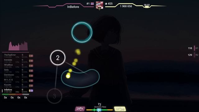 InBefore | THE ORAL CIGARETTES - ReI [Mir's Extra] 1st +HDDT FC 96.69% {#1 813pp FC} - osu!