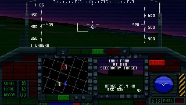 F-117A Stealth Fighter 2.0 (MS-DOS) Mission-3, 1991, Microprose
