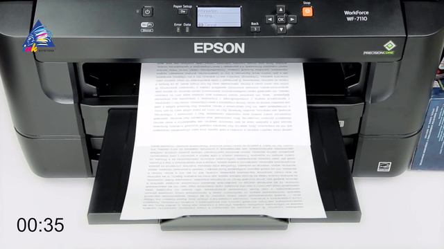 Epson WF-7110: тест на скорость двусторонней печати