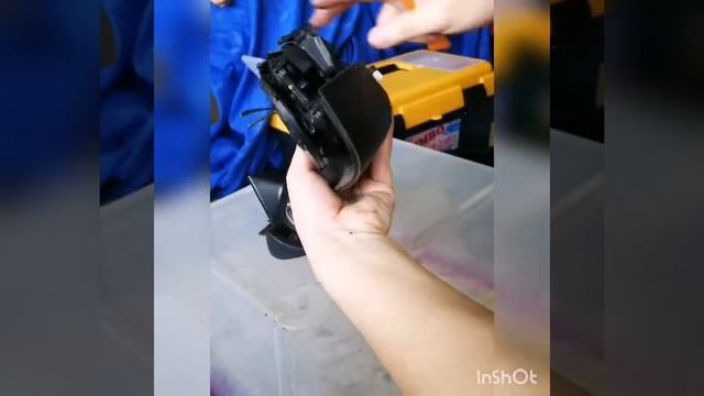 How to disassemble/repair kia cerato K3 side mirror folding motor and led light