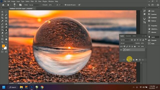 Lecture No. 25: Blur Tool in Adobe Photoshop.