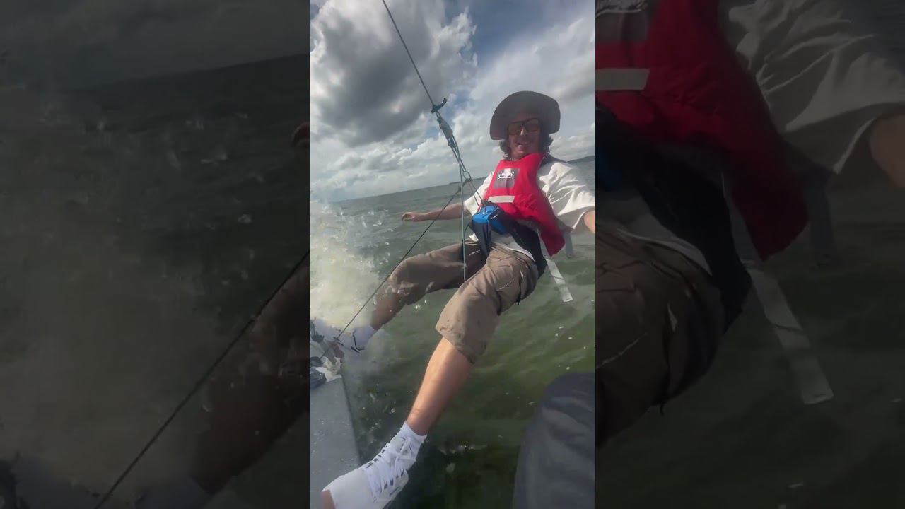 Яхтинг с айтишниками:)  #sailing #тольятти #регата #море #лето #самара #спорт