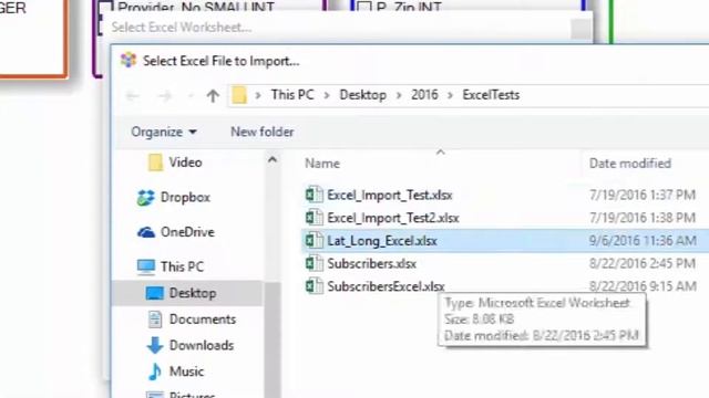Nexus Cross System Join WITH an Excel File