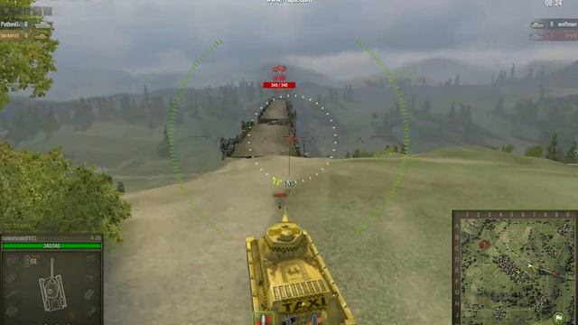 world of tanks bridge jump with a20 taxi mod