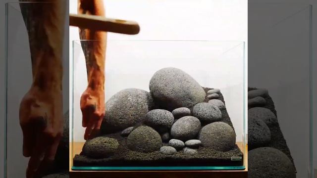 70 liter Black Pebbles Hardscape