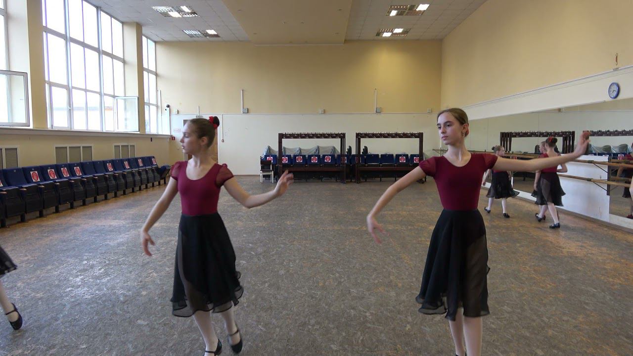 Открытый урок по народному танцу (Старшая 2 группа ШБИ "Арабески")