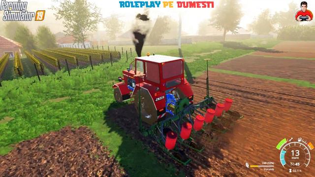 Roleplay pe Dumesti [EP#9]-La semănat de PORUMB-CU COCOMIN |Farming Simulator 19|