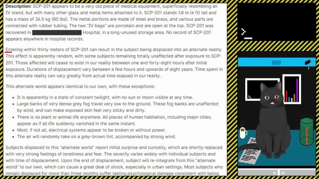 A Cat Reads  SCP Articles  SCP-201 - The Empty World