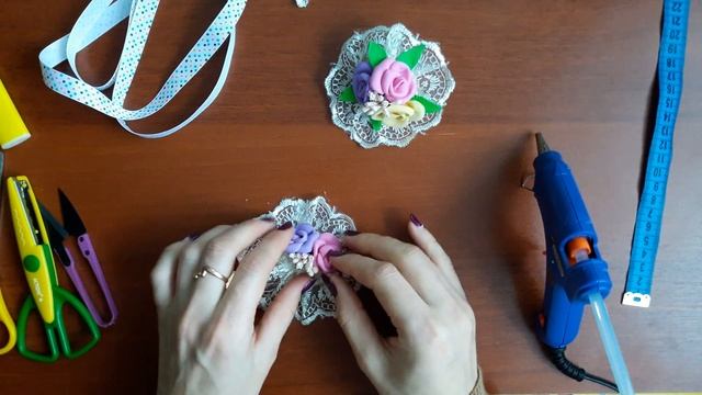 Резинки с розами и кружева своими руками мастер класс