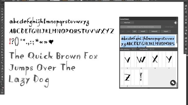 MAKE FONTS IN ILLUSTRATOR